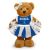 Duke Cheerleader Bear 8in