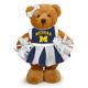 Michigan Cheerleader Bear 8in
