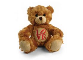 L.O.V.E Fluffy Bear 6in