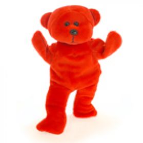 red bear stuffed animal