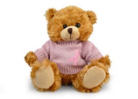 Pink Sweater Ribbon Bear