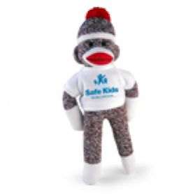 Safe Kids Logo T-Shirt Sock Monkey