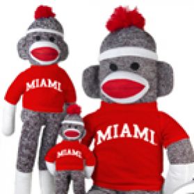 Miami of Ohio Sock Monkey