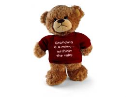 Grandma Without Rules Bear 6in