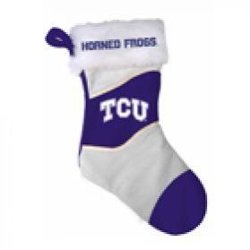 TCU Holiday Stocking 16in