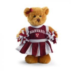 Harvard Cheerleader Bear 8in