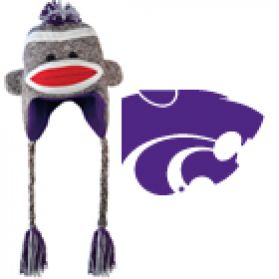 Kansas State Sock Monkey Hat