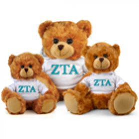 Zeta Tau Alpha Hoodie Bear 