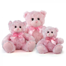 Fluffy Bear - Pink