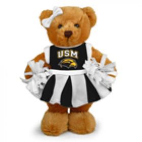 Southern Mississippi Cheerleader Bear 8in
